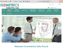 Tablet Screenshot of isometricsindia.com